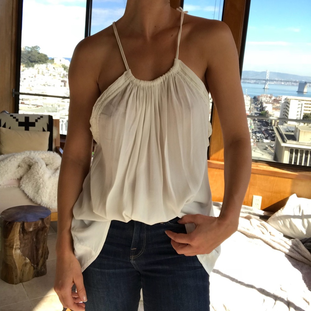 IRO Paris tie halter tank